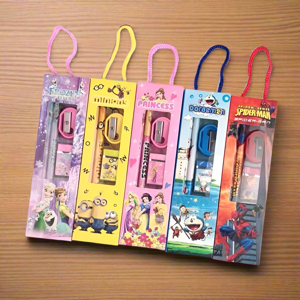 Cartoon Character Stationery Set