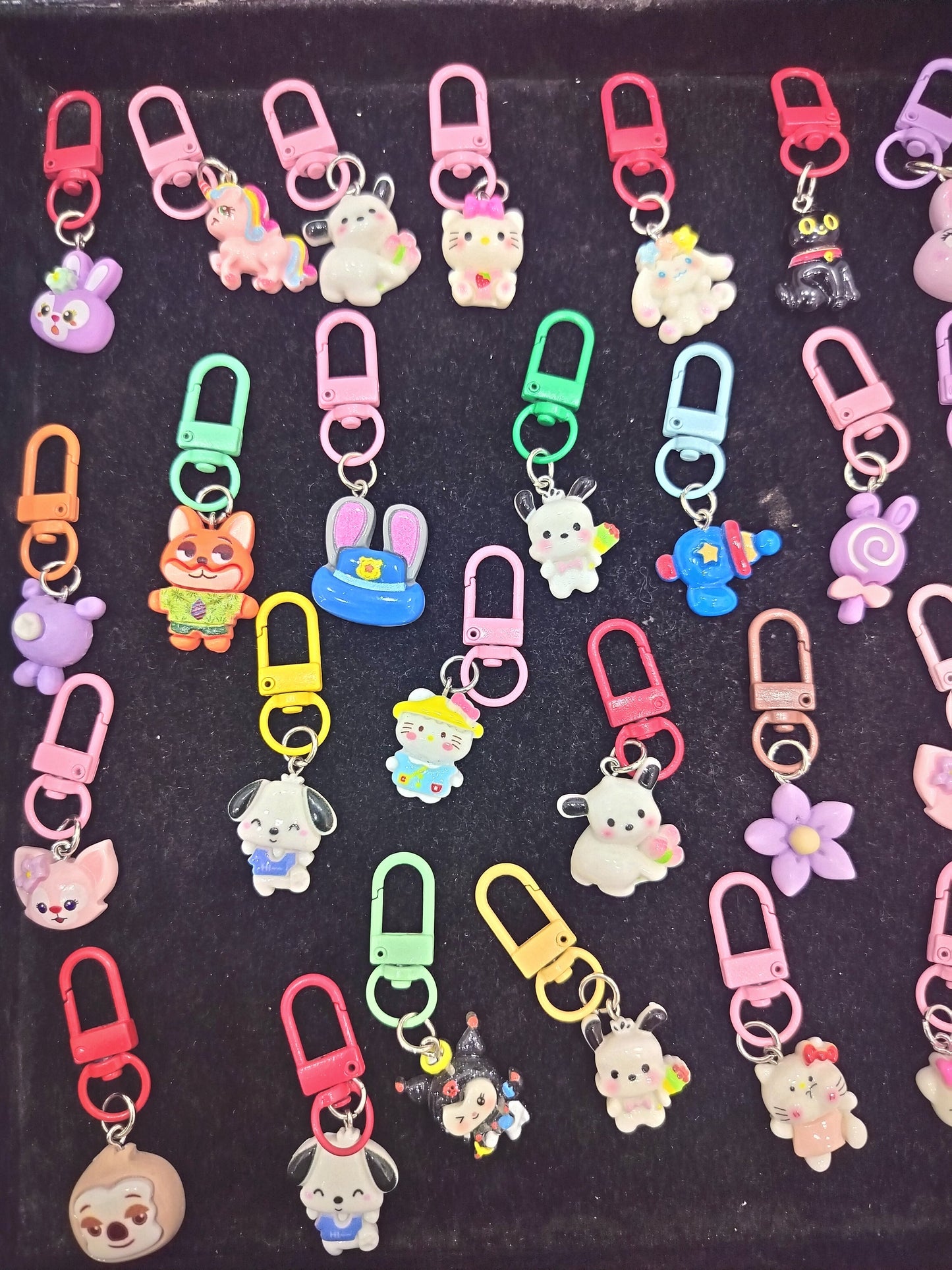 Kawaii Cartoon Bag & Zip Charm – Random Design