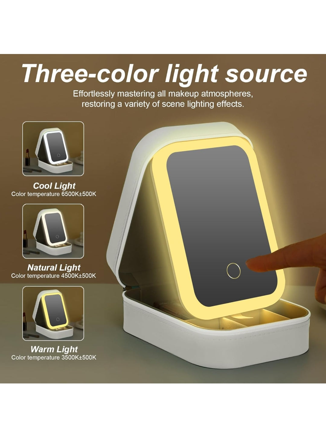Travel LED Makeup box