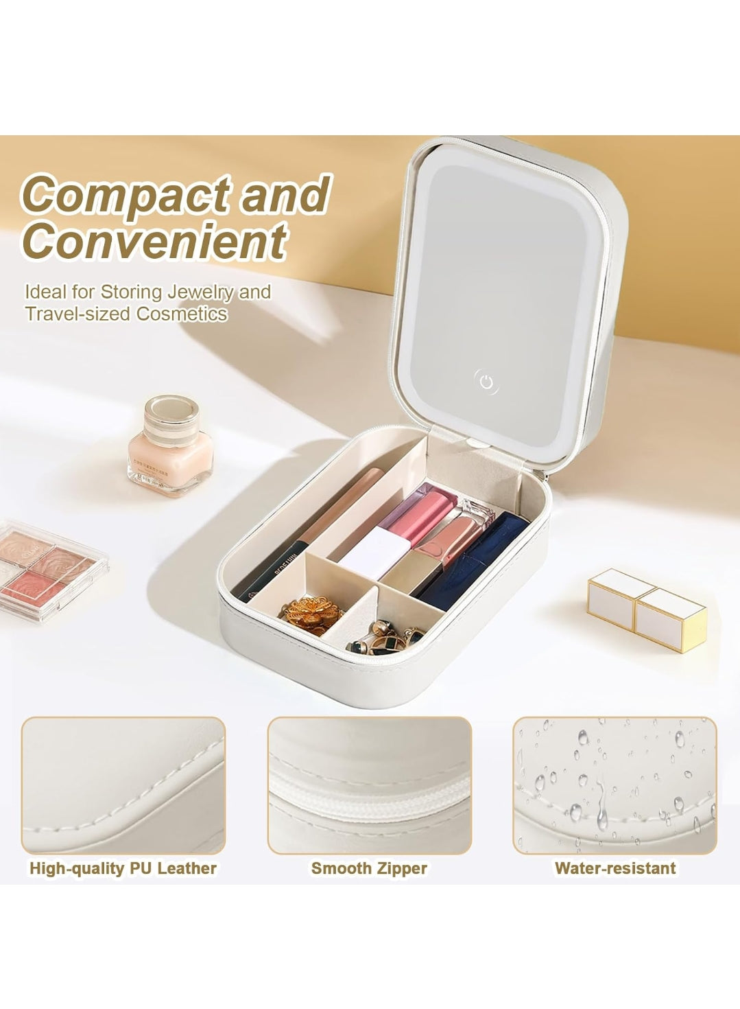 Travel LED Makeup box