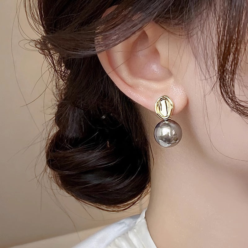 Korean Ball Drop Earrings