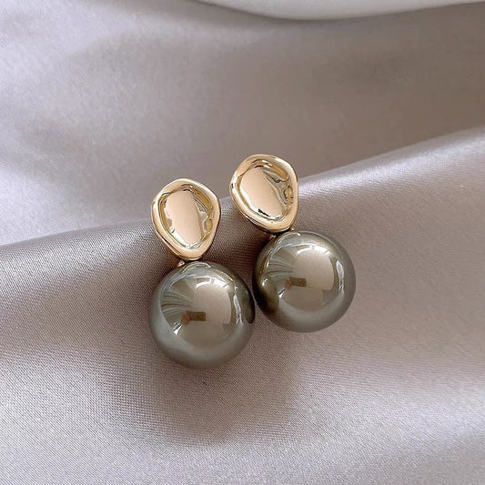 Korean Ball Drop Earrings