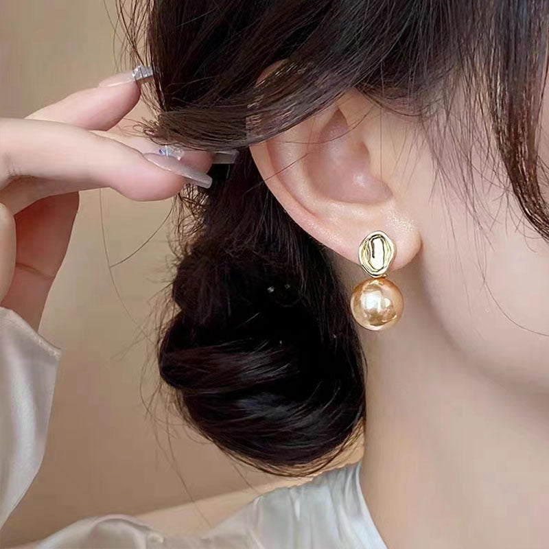 Korean Ball Drop Earrings
