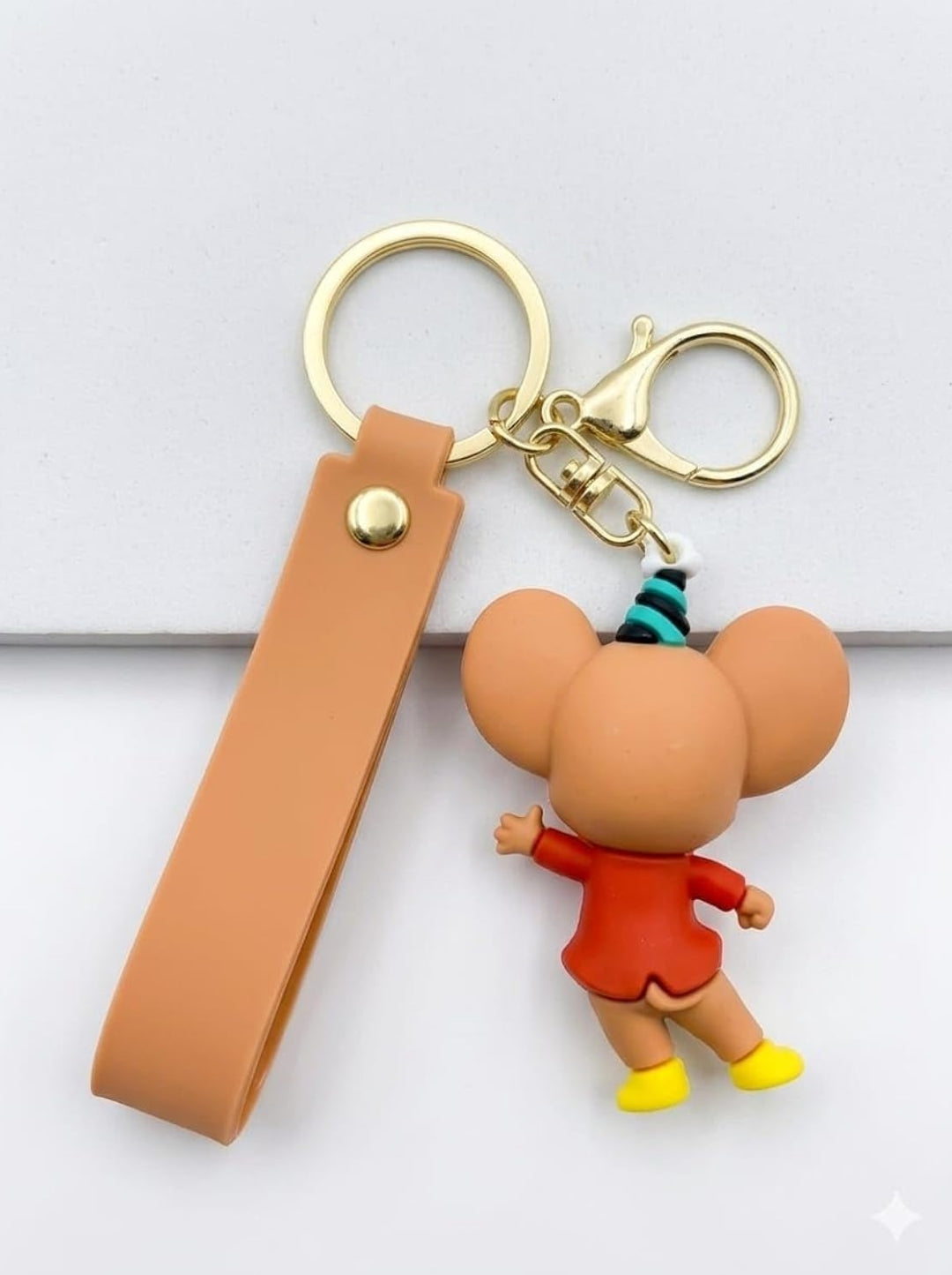 Tom & Jerry Tuffy Mouse Keychain with Rubber Strap
