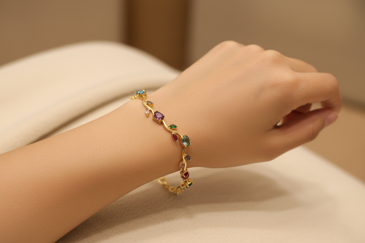 Antitarnish Tulip Bracelet – Multicolour