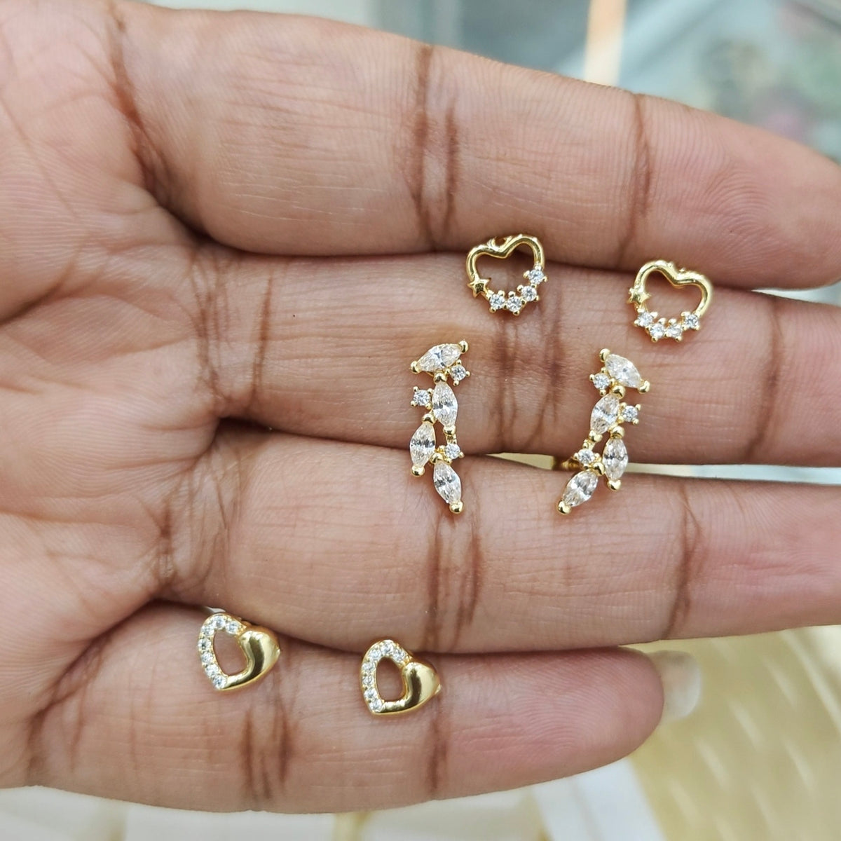 Back Ball Earrings