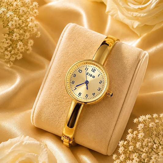 Gold Bangle Bracelet Watch