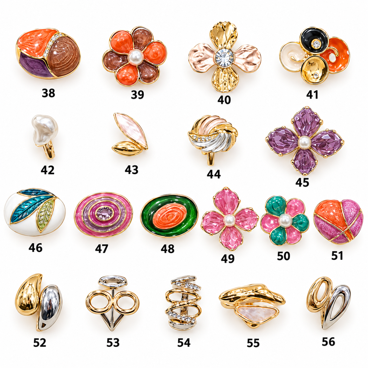 Multicolour Adjustable Korean Enamel Ring