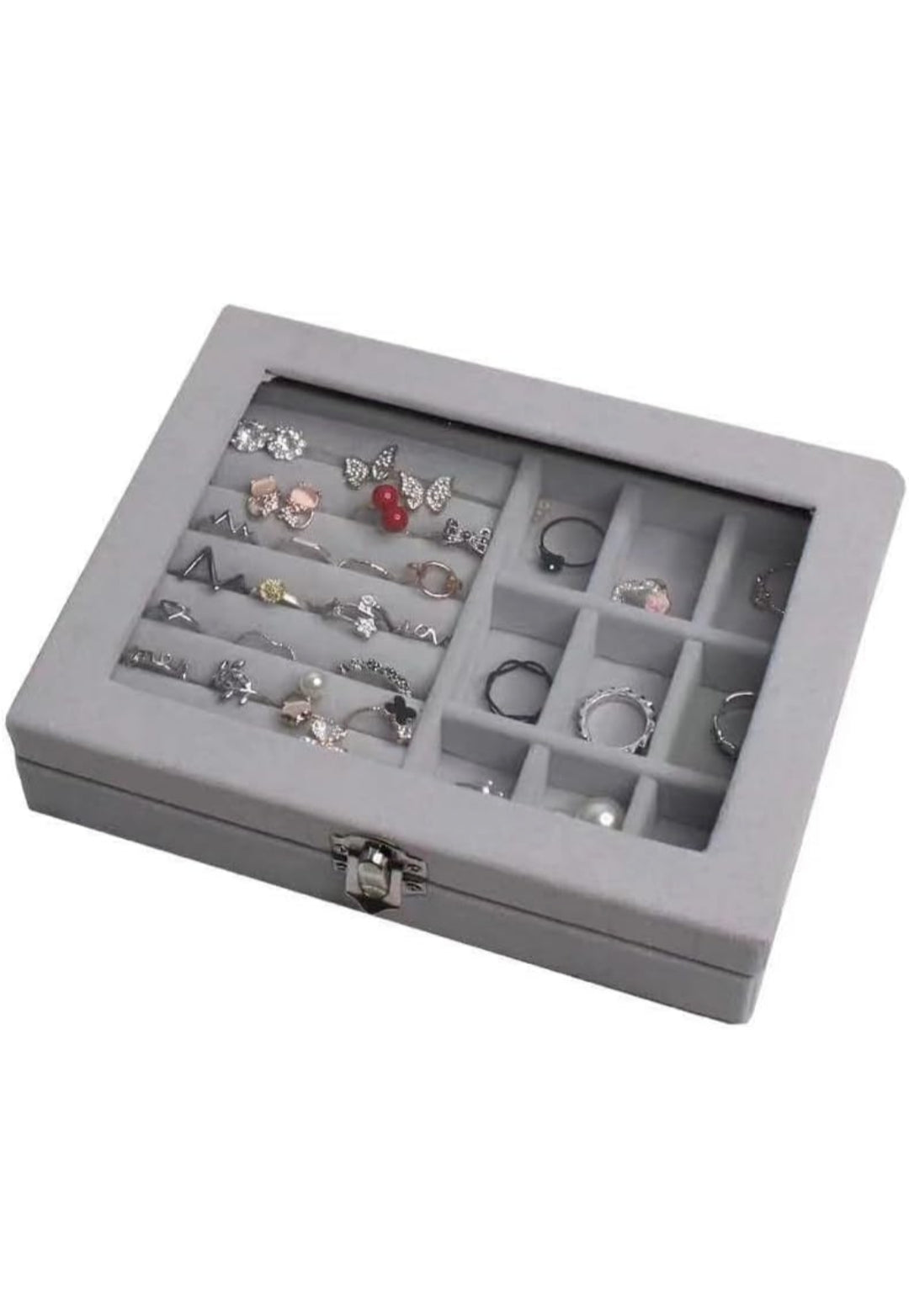 Jewellery Organizer with Glass Flap