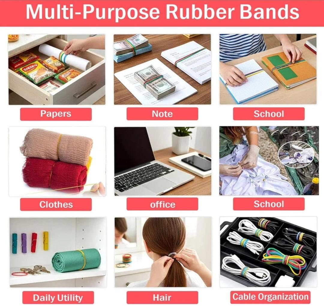Rubber Band 1 Inch - 50gm Packet