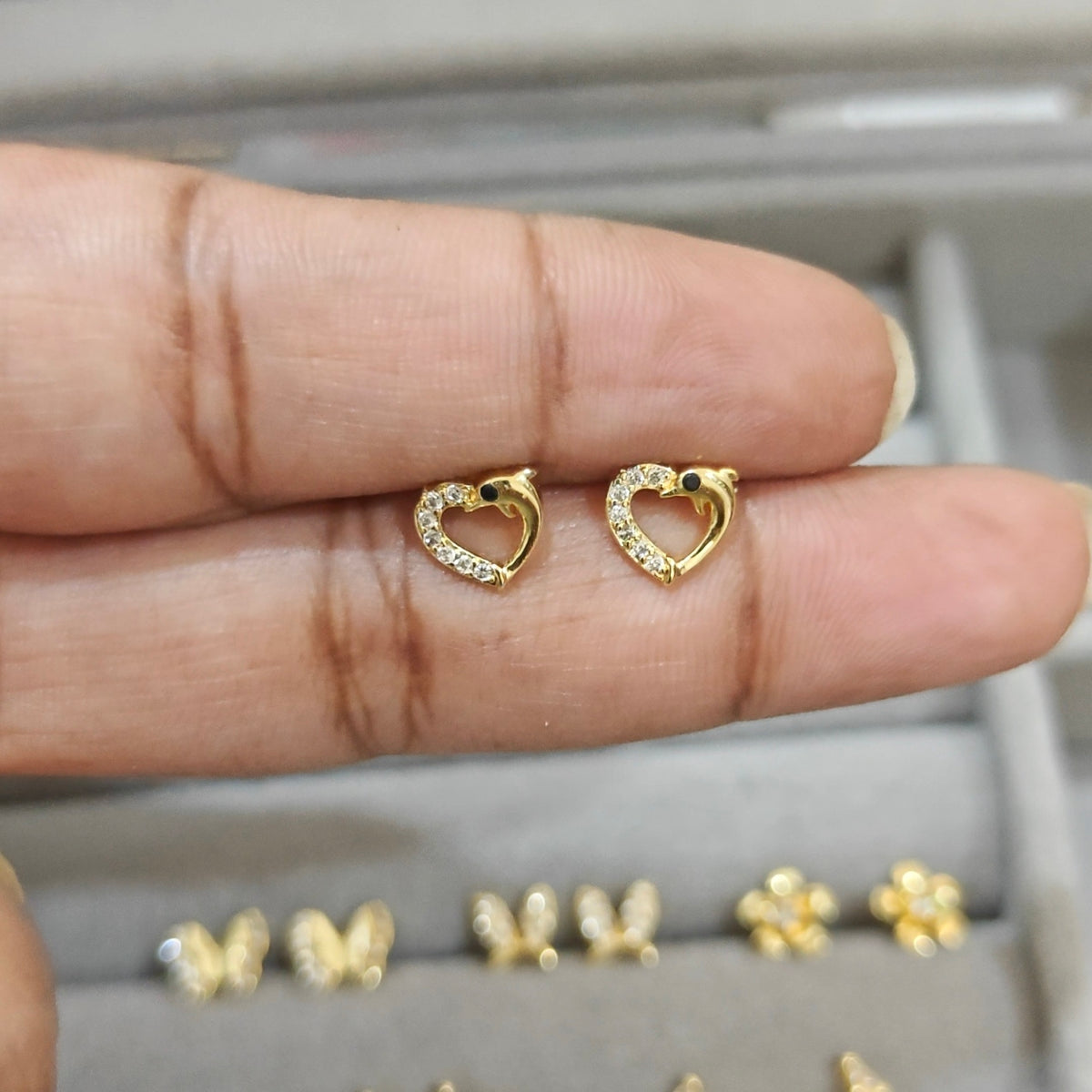 Back Ball Earrings