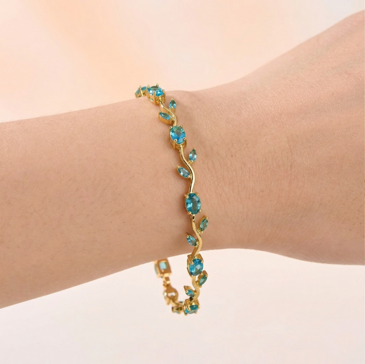 Antitarnish Tulip Bracelet – Blue