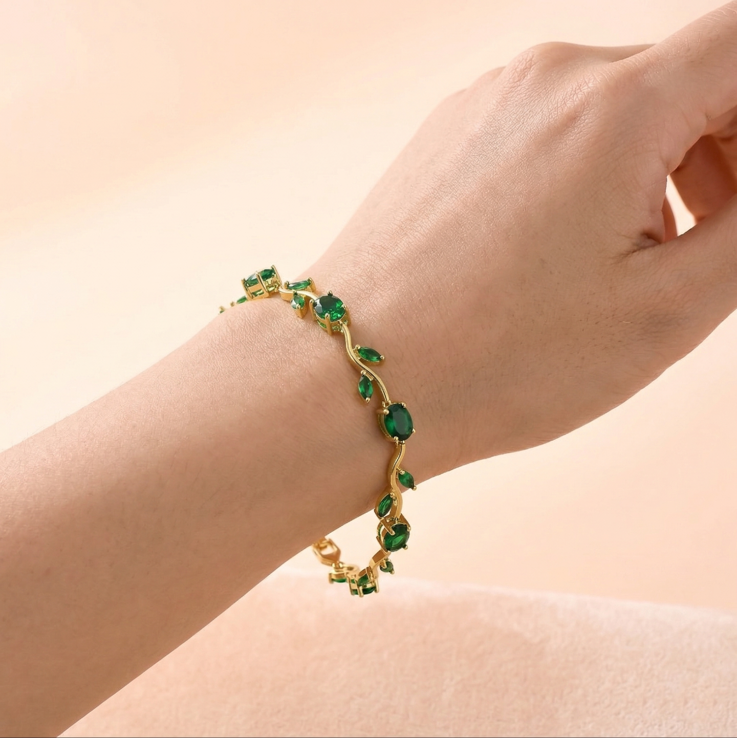 Antitarnish Tulip Bracelet – Green