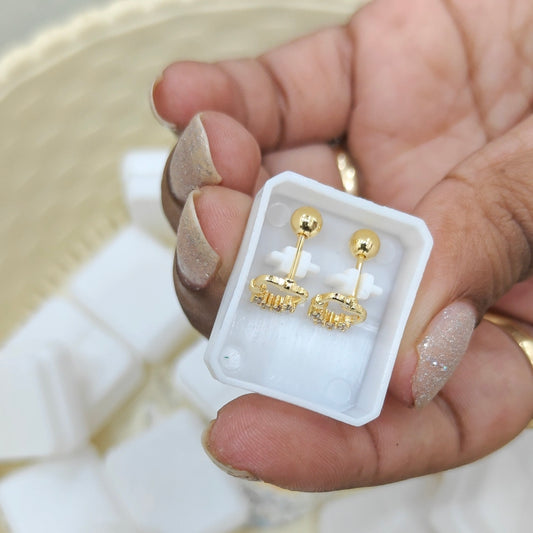 Back Ball Earrings
