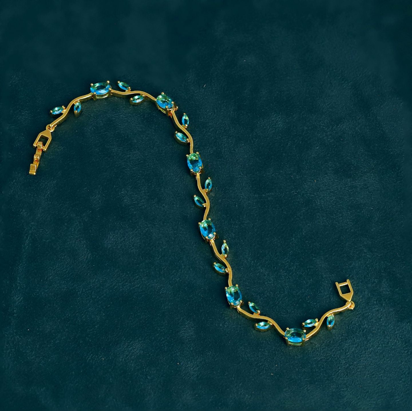 Antitarnish Tulip Bracelet – Blue