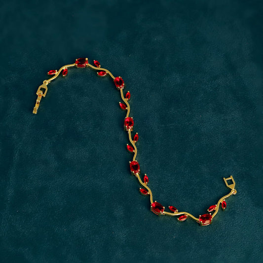 Antitarnish Tulip Bracelet – Red