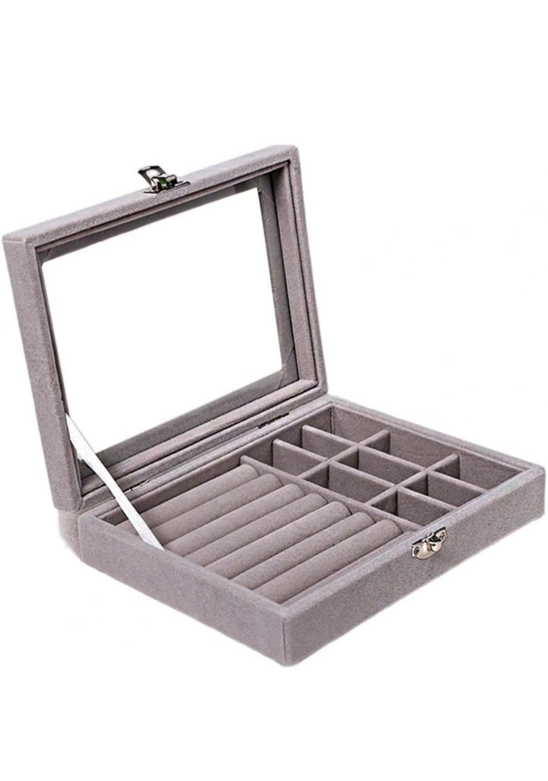 Jewellery Organizer with Glass Flap