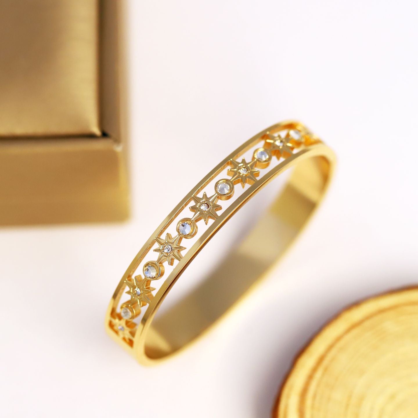 Celestial Star & Moon Antitarnish Bracelet